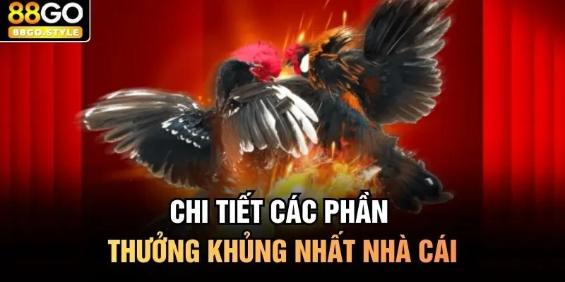 Chi tiết các phần thưởng khủng nhất nhà cái