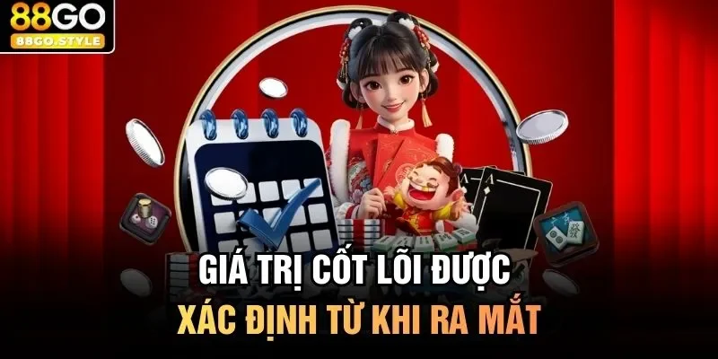 Giá trị cốt lõi được xác định từ khi ra mắt 